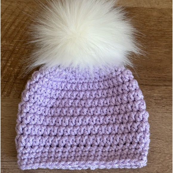 Newborn Baby Orchid Hat - Picture 2 of 4